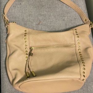 The SAK tan bag